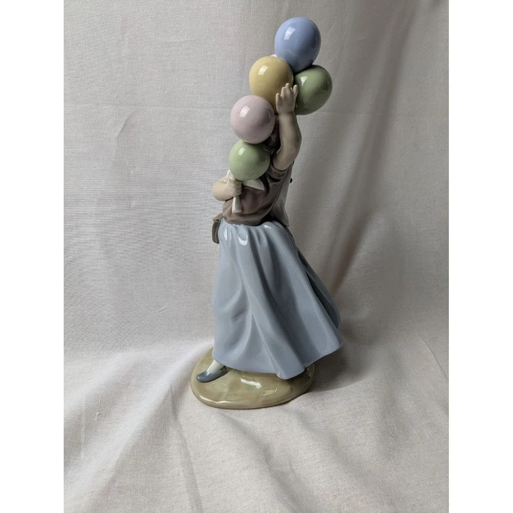 LLADRO #5141 "Ballons for Sale" Porcelain Figurine, Retired 1996 Collectible Vtg - Picture 2 of 5